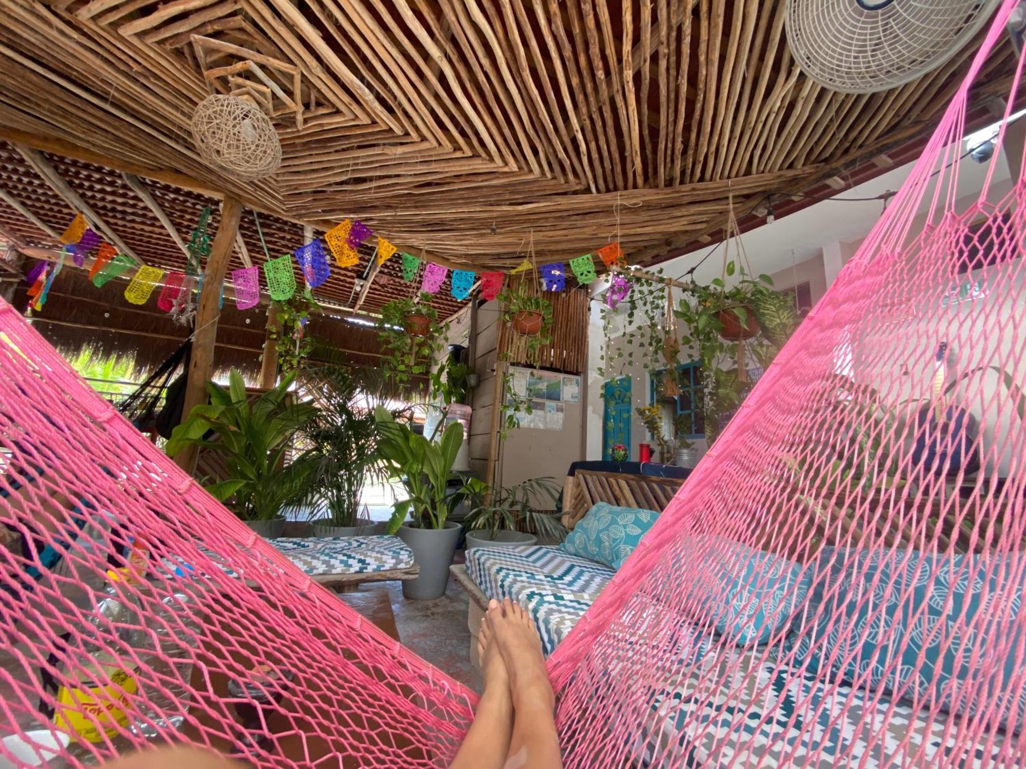 Barco Verde Hostel Isla Holbox Exterior foto